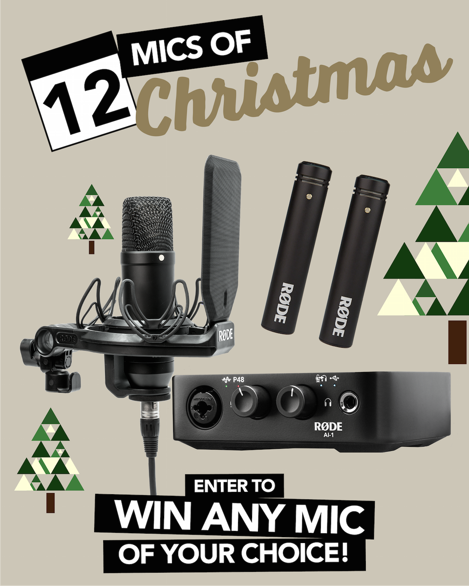 rodemics's tweet image. 🎄 CHRISTMAS ALERT 🎄 You have less than 24 hours to enter the #RØDE 12 Mics of #Christmas Giveaway!

It doesn't matter if you've been naughty or nice this year because RØDE is giving 12 lucky winners any mic they want!

Jingle all the way to rockro.de/12micsofxmas to enter!