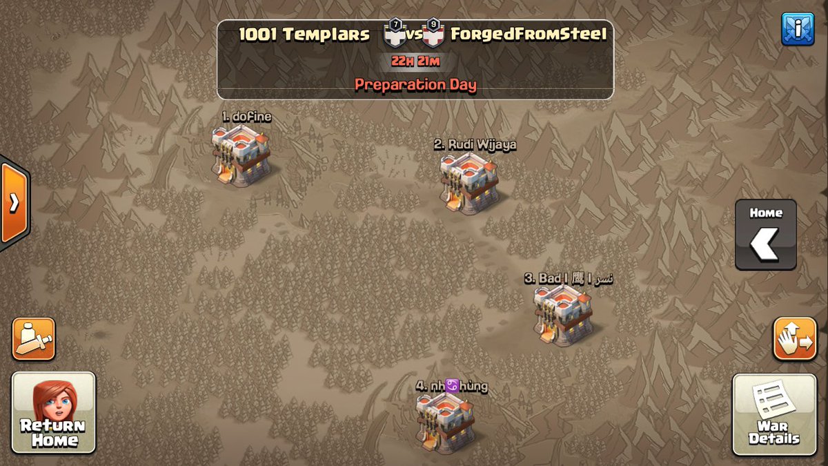 Good luck <a href="/FFSCoC/">ForgedFromSteelCoC</a> 40v40 8/16/9's vs 8/17/9's