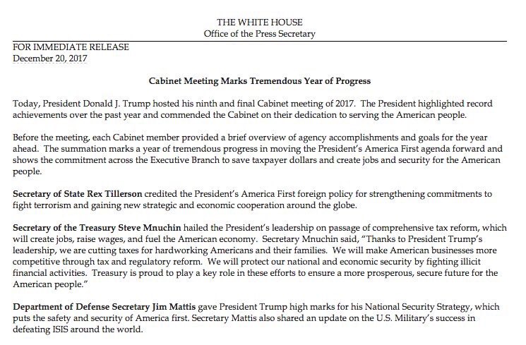 Ian Bremmer On Twitter Wh Press Statement Trump Is Fucking
