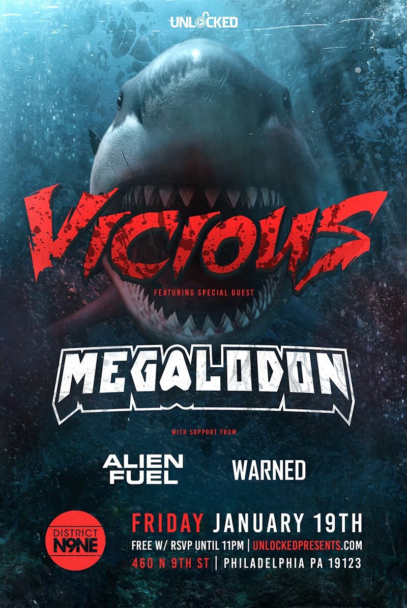 UnlockedPromo's tweet photo. SHOW ANNOUNCEMENT

🦈 FREE SHOW FT. MEGALODON 
🦈 FRIDAY JANUARY 19TH 

RSVP AT https://t.co/5AR6wlTtc3 https://t.co/X4vYH40rJd