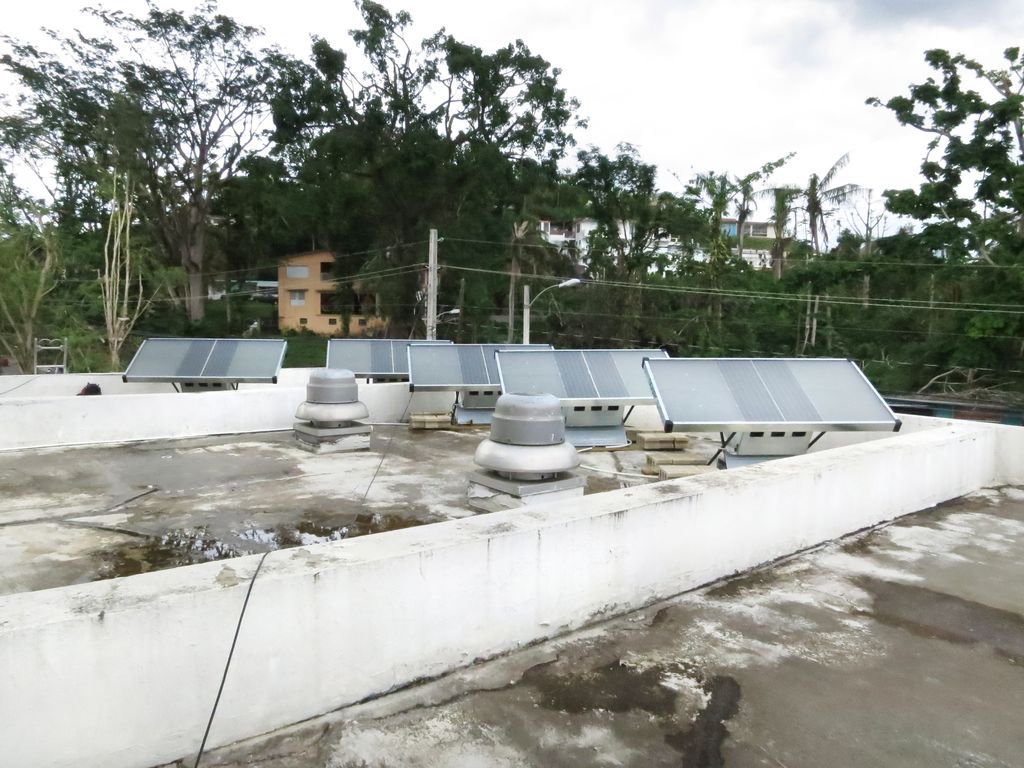 This year, our panels installed in #PuertoRico are not only providing water in the face of disaster, but ensure #wateraccess in the face of future disasters. #ClimateChangeResilience