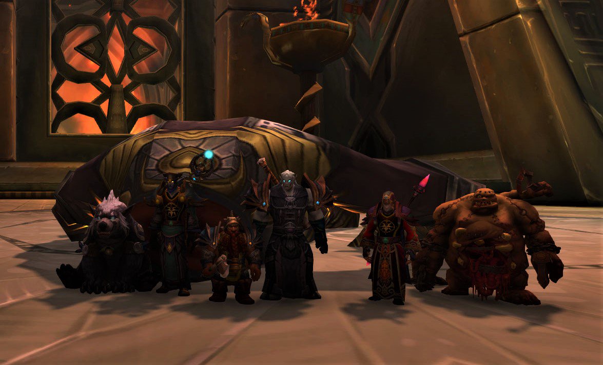 raini_bows's tweet photo. Had a great time with my beloved <Goobersquad> last night running Heroic Halls of Origination! (This coming spring will mark 2 years of our dungeon-ing together - one dungeon each week, at level, no gear beyond what drops in the dungeons.) #Warcraft #Level85 #Cataclysm https://t.co/LiiLgHv0A1