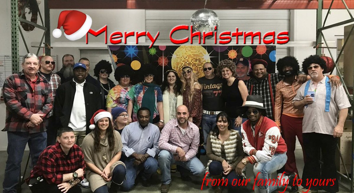 PHCRestoration's tweet photo. We partied like it was 1970 at our company Christmas Party last week.  We hope you and your family have a great holiday season! https://t.co/5HJHjypCCL