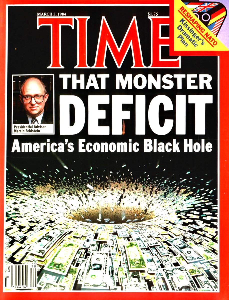 TIME Magazine Cover, March 5, 1984: That Monster Deficit...America's Economic Black Hole