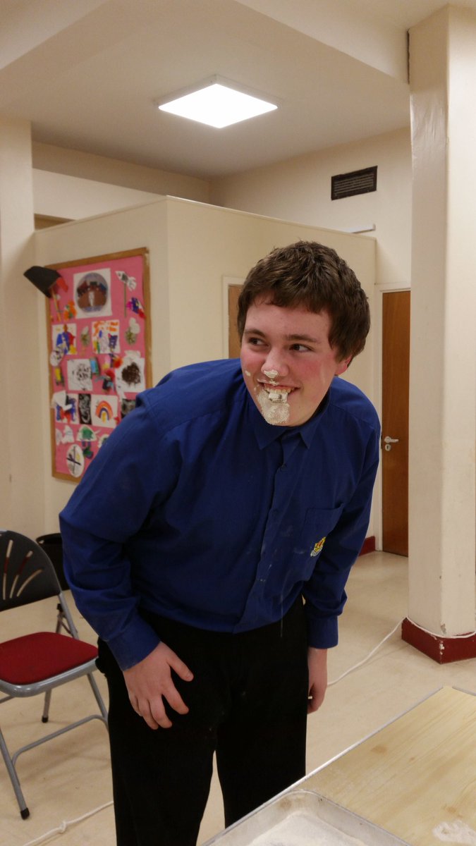 30thSheffieldBB's tweet photo. 30th Sheffield Christmas awards and the flour game finally claimed James as a victim! #combobreaker Merry Christmas all, see you on the 10th Jan! #boysbrigade #Christmas https://t.co/tOzfWurpvv