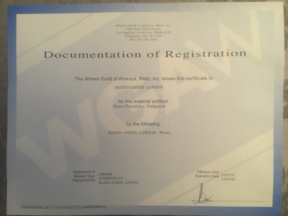 DocReoRants's tweet photo. Wondering if they misspelled Judgment or did I? #Judgement Episode 1 of Book 1 of the #NasuChronicles is registered. #Screenplay #Television #Book #10x https://t.co/JYpegHjo3q