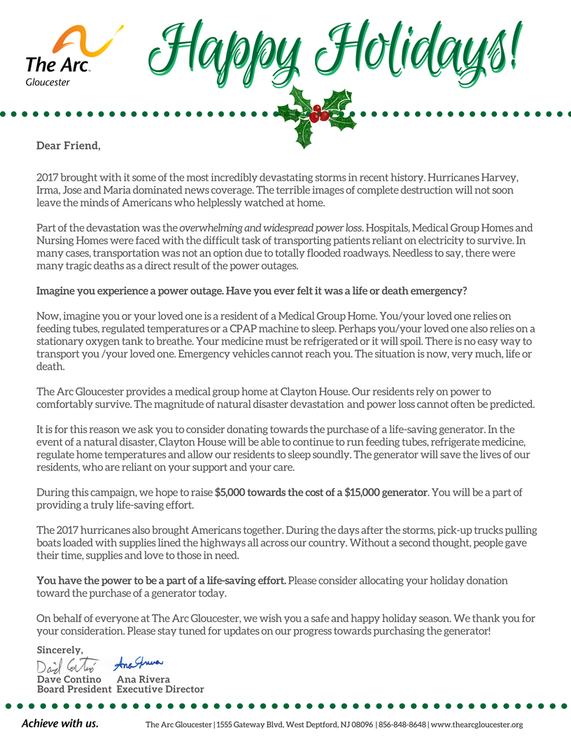 ArcGloucesterNJ's tweet photo. Our Holiday Appeal is up and running! Donate here: https://t.co/8igpIYsoK5 https://t.co/1RktaIrNmc