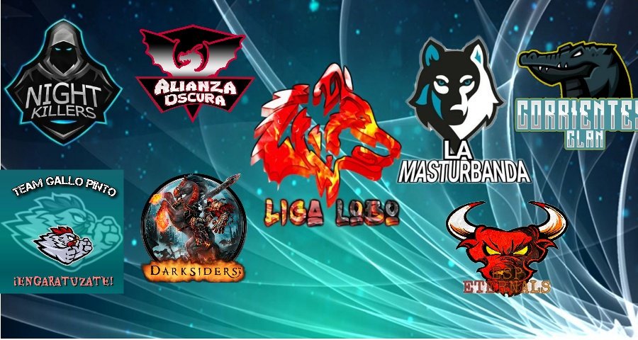 Bienvenidos a los equipos del grupo B, de España y 5 países Latam:
<a href="/ElPecatDivi/">ESP ETERNALS</a>
@AnsiaVivaCr
<a href="/masturbanda_cr/">La MasturBanda Cr</a> 
@AlianzaOscuraGT 
<a href="/TeamDarksiders/">Team Darksider´s Gaming</a> 
<a href="/Pintos_Team/">Team Gallo Pinto</a> 
@TeamCtes 
<a href="/NightKillers2/">Hola</a>