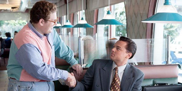 His clothes match the diner! Happy Birthday Jonah Hill!
(Do you know what movie this is from?) 