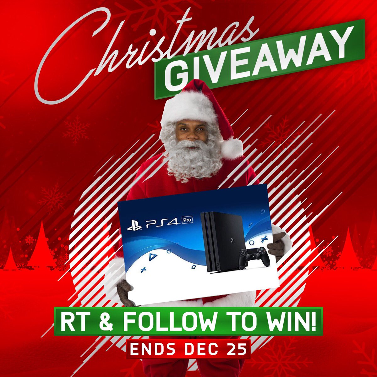 ChuBoi's tweet image. 🎅🏾 RT &amp;amp; FOLLOW for a chance to win a PS4 Pro this Christmas! 🎅🏾 

Winner picked Dec 25. 🤙🏾

GOOD LUCK! 👊🏾