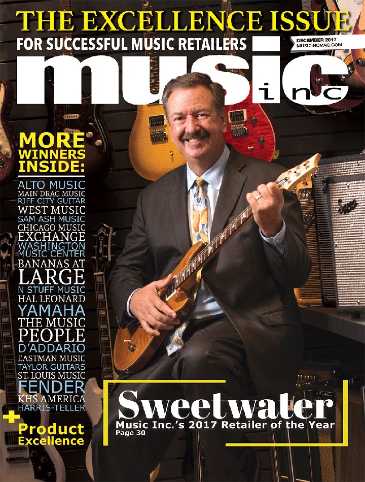 MayorTomHenry's tweet photo. Congratulations to Chuck Surack and @SweetwaterSound on being named the 2017 Retailer of the Year by @MusicIncMag. https://t.co/IjqdY05wco