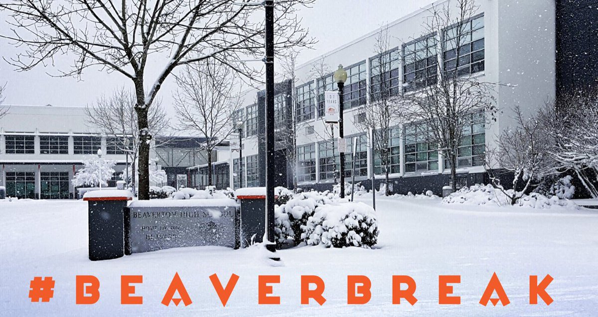 BeavertonHigh's tweet photo. Winter Break has officially STARTED! Share your #BeaverBreak pics with us: beavertonhigh@gmail.com https://t.co/k10icZZtZp