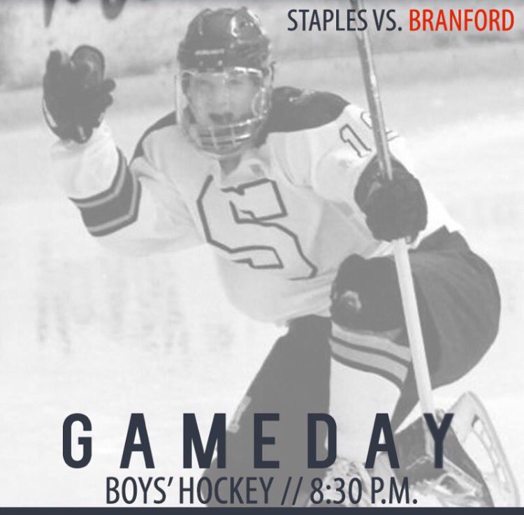 Staples travels to Northford to take on Branford for their first regular season game! #cthk