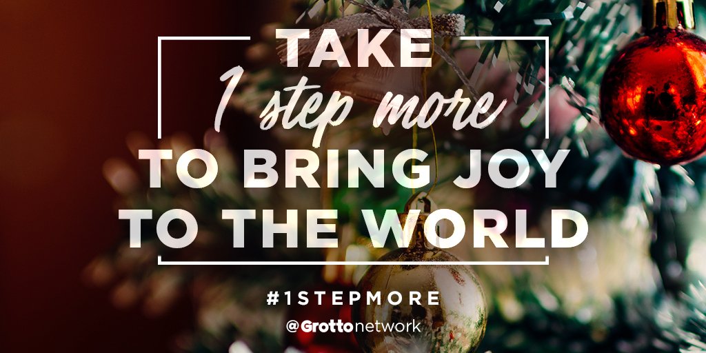 GrottoNetwork's tweet photo. Joy to the world! Share your Christmas cheer with strangers, friends, and family today. π #1StepMore
https://t.co/VwTuwiG29Y https://t.co/deA2DFMgcI