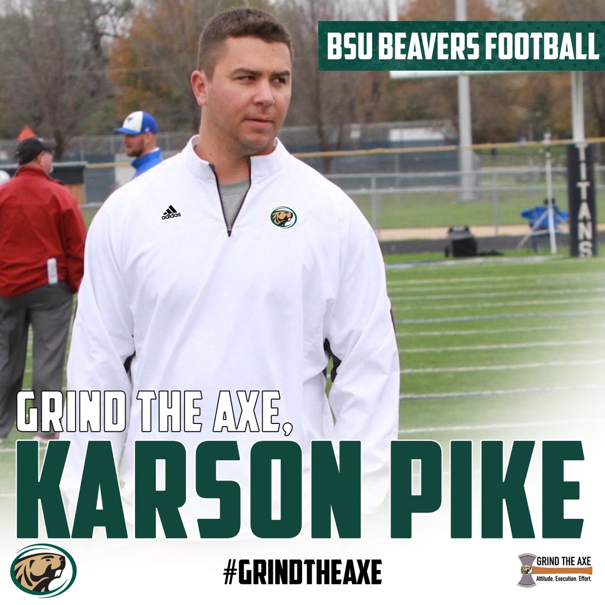 Karson Pike hired to lead the #BeaverTerritory "O" as offensive coordinator and QB coach

#NSICFB #GrindTheAxe

PIKE RELEASE: bit.ly/2kwFoAL