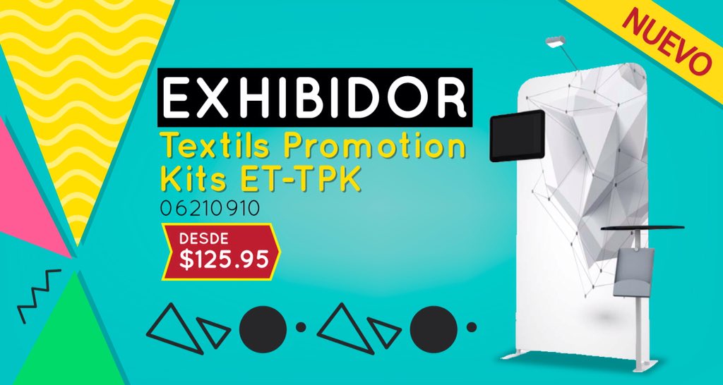 SalesExcelsys's tweet image. NUEVO exhibidor ideal para eventos, ferias y publicidades en interior... A solo $125.95 más impuestos. Te lo enviamos hasta donde estés totalmente gratis.