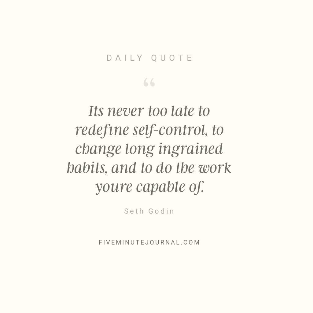 Morning inspiration with the <a href="/5minutejournal/">5minutejournal</a>