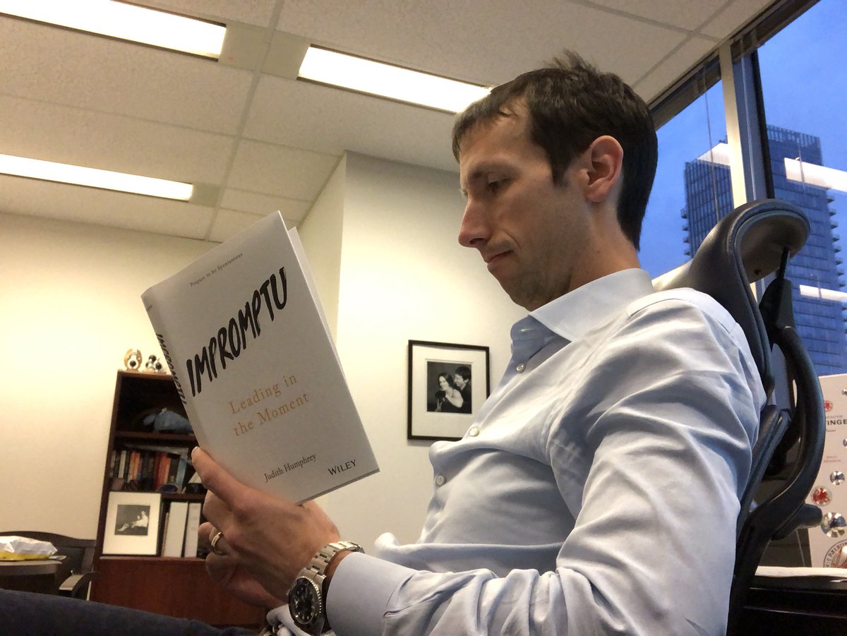Got distracted while I was trying to do some work by <a href="/Judith_Humphrey/">Judith Humphrey</a> new book Impromptu - a must read for anyone who wants to turn spontaneous interactions into leadership moments! #leadership