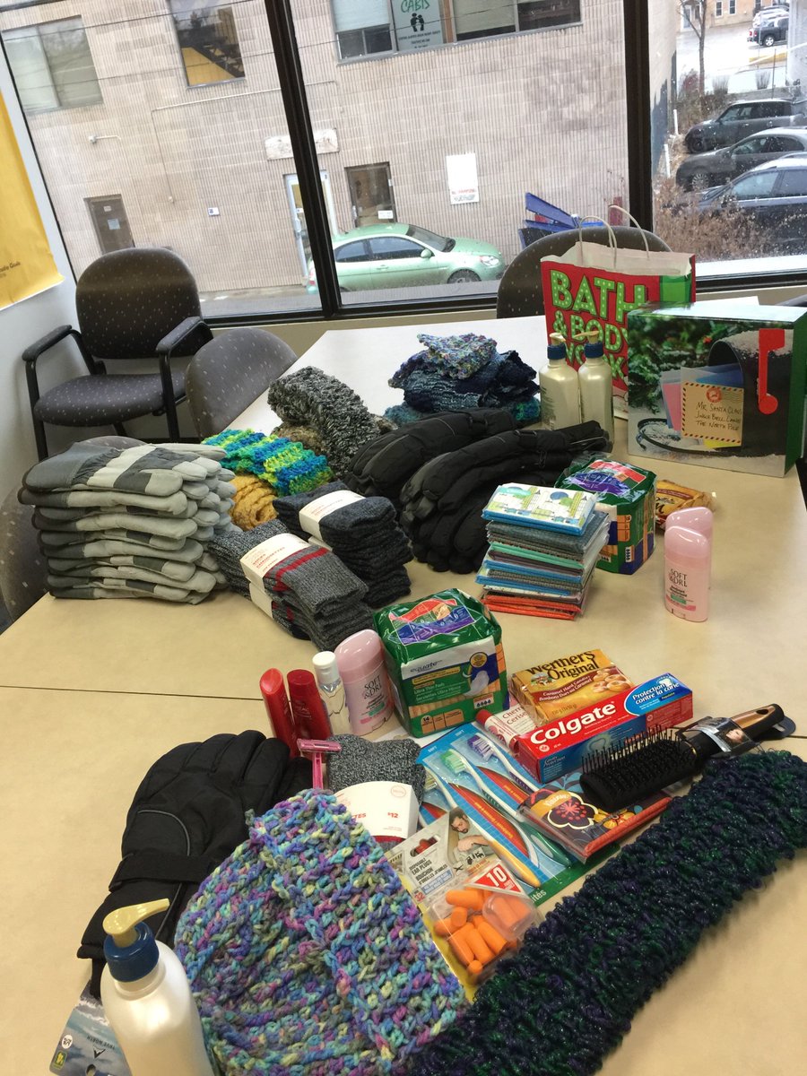 group2arch's tweet photo. Another December of Stuffing Socks + Spreading Christmas Cheer to @mustardseedrd #community #12wishesofchristmas #givingback #bethechange #RedDeer #RD https://t.co/aZdRgkJ0Z8