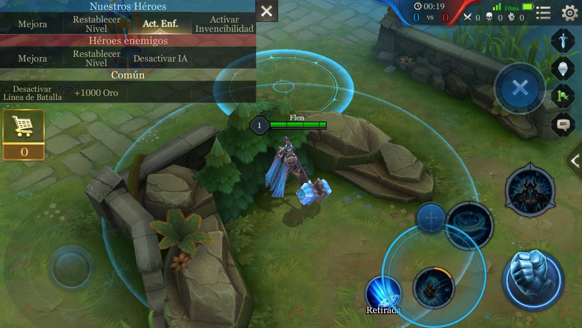FlenCr's tweet photo. Mecanicas en Arena of Valor. Hay campeones que pueden saltar paredes con sus habilidades, algunos libremente y otros necesitan un objetivo. https://t.co/j8bmwEIYrJ