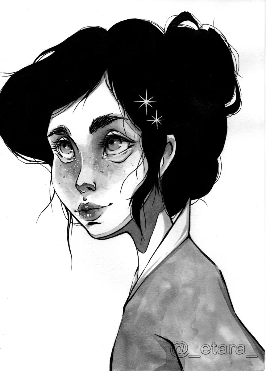 Etara_'s tweet photo. Black and white sketch!

#Illustrator #doodle #ink #illustrations #drawing https://t.co/YjqZXPfSa6