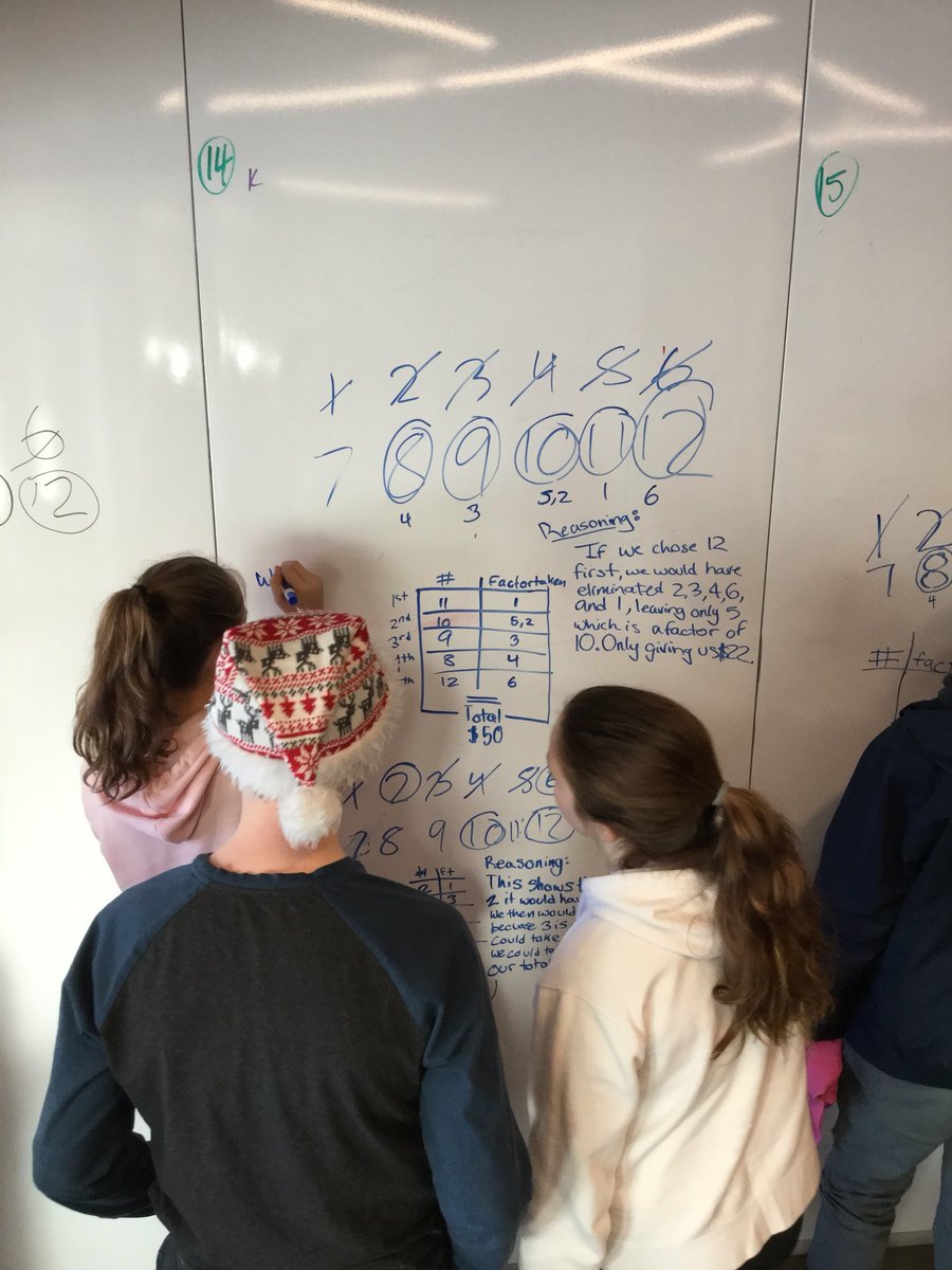 43eaglemtnwolf's tweet photo. Collaborative Math Problem....Taxman!!! @43EagleMountain @pgliljedahl #unicornproblem #talklikeamathematician #sd43 https://t.co/PK5fN0lB8G