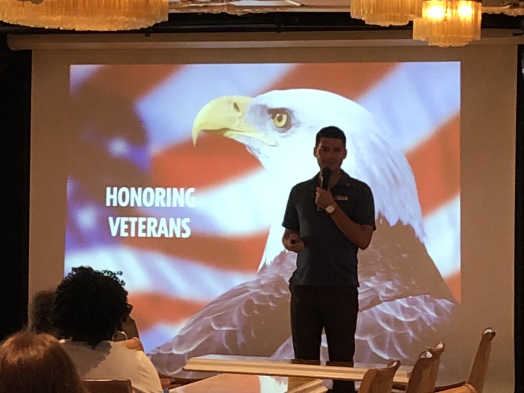 MillikinWBB's tweet image. Military Appreciation Gathering.... 
ABSOLUTELY the most HUMBLING part of this trip for me...honoring the individual men and women who have served, or are currently serving, to protect us and afford us the freedoms we enjoy.  THANK YOU never seems enough...💙🇺🇸 I. AM. GRATEFUL.