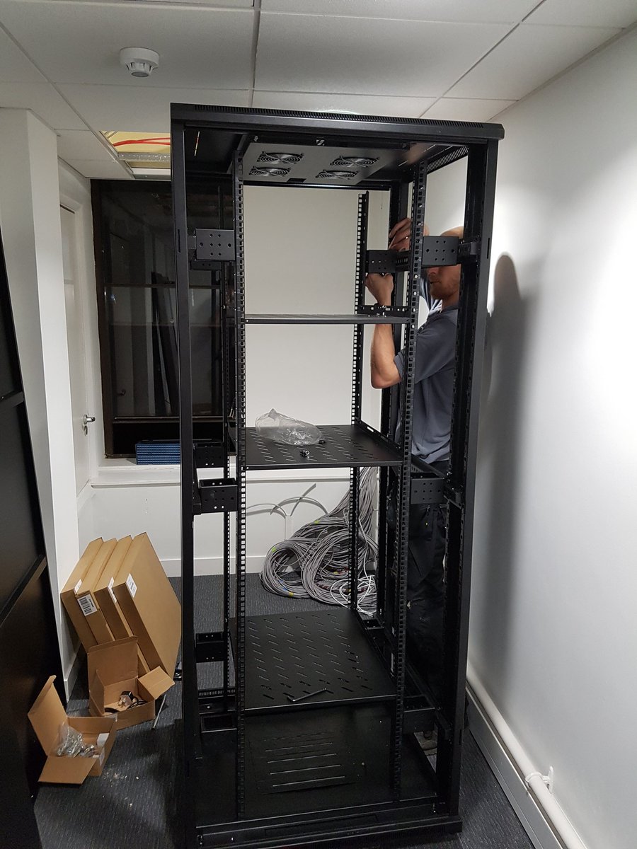 igrelectric's tweet photo. Van full of IT cabinet for an exciting @tweetaltspace project... had to take it apart to get it in but im sure @1Techknowledgey will love the space ππ #altrincham #datawiring β€ https://t.co/YPlBsE06Jo