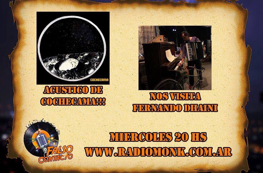 TwFalsoContacto's tweet photo. HOY nos visita Fernando Dhaini director de La Estación de los Deseos y músico que acompaño a grandes baluartes de nuestro rock.
Vienen los chicos de Cochecama para hablar y tocar algunos temas en un acústico imperdible
Comenzamos con la TÓMBOLA DE FIN DE AÑO y regalamos TODO! https://t.co/wNlm2Jb9yf
