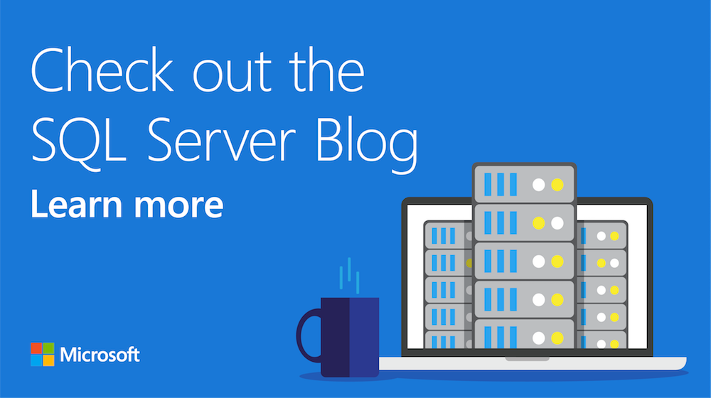 SQLServer's tweet photo. SQL Server 2017: The world’s first enterprise-class #diskless database. Read the blog:
https://t.co/PCXrSqCCtu https://t.co/hod5omDhIU