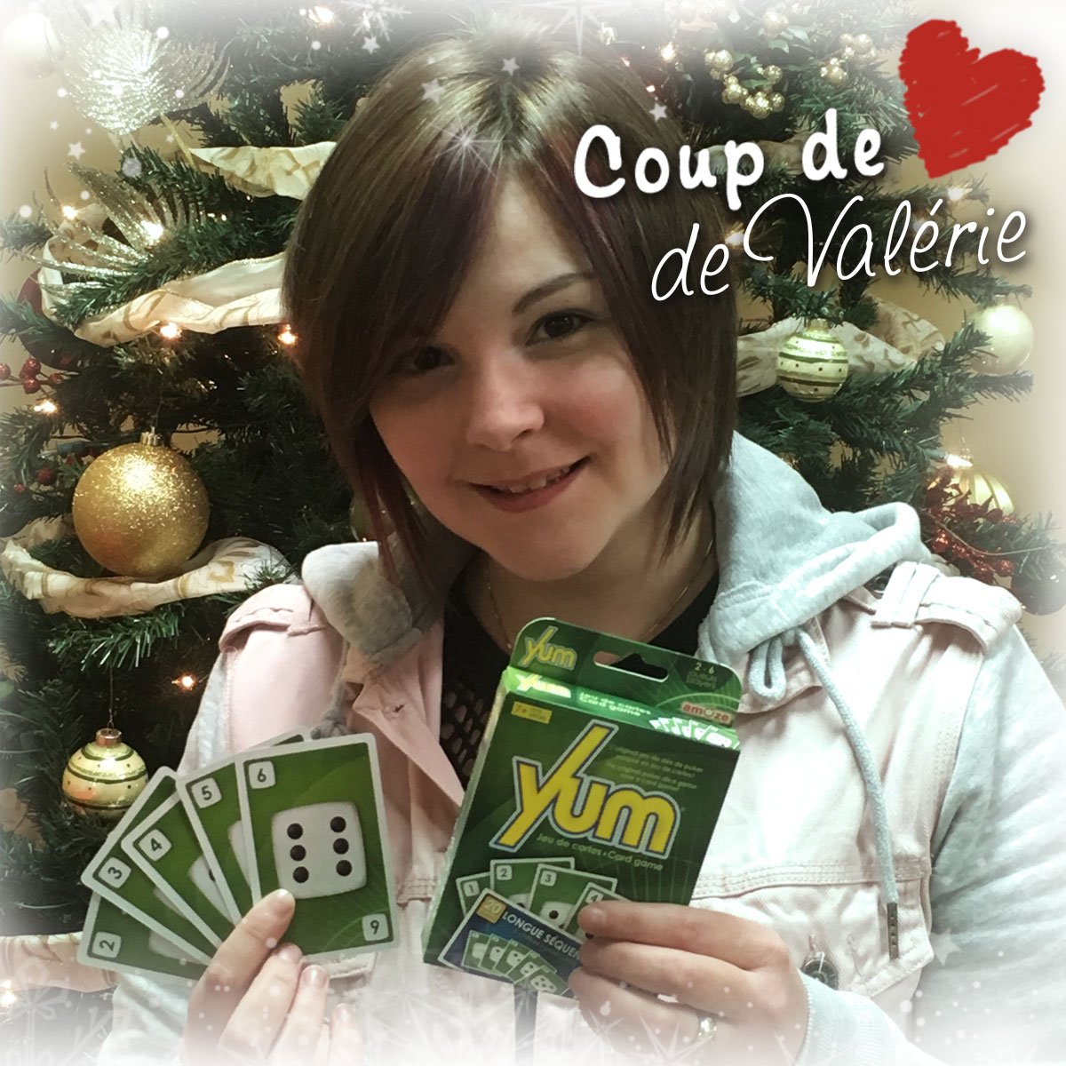 Le coup de cœur de Valérie! Découvrez la nouveauté Yum - Jeu de cartes! Vous avez sûrement déjà joué au Yum, popularisé dans les années 60? Cette année, le jeu se réinvente avec des cartes-dés! Redécouvrez-le dès maintenant chez Archambault et Renaud-Bray! ow.ly/3TRH30hkrn3