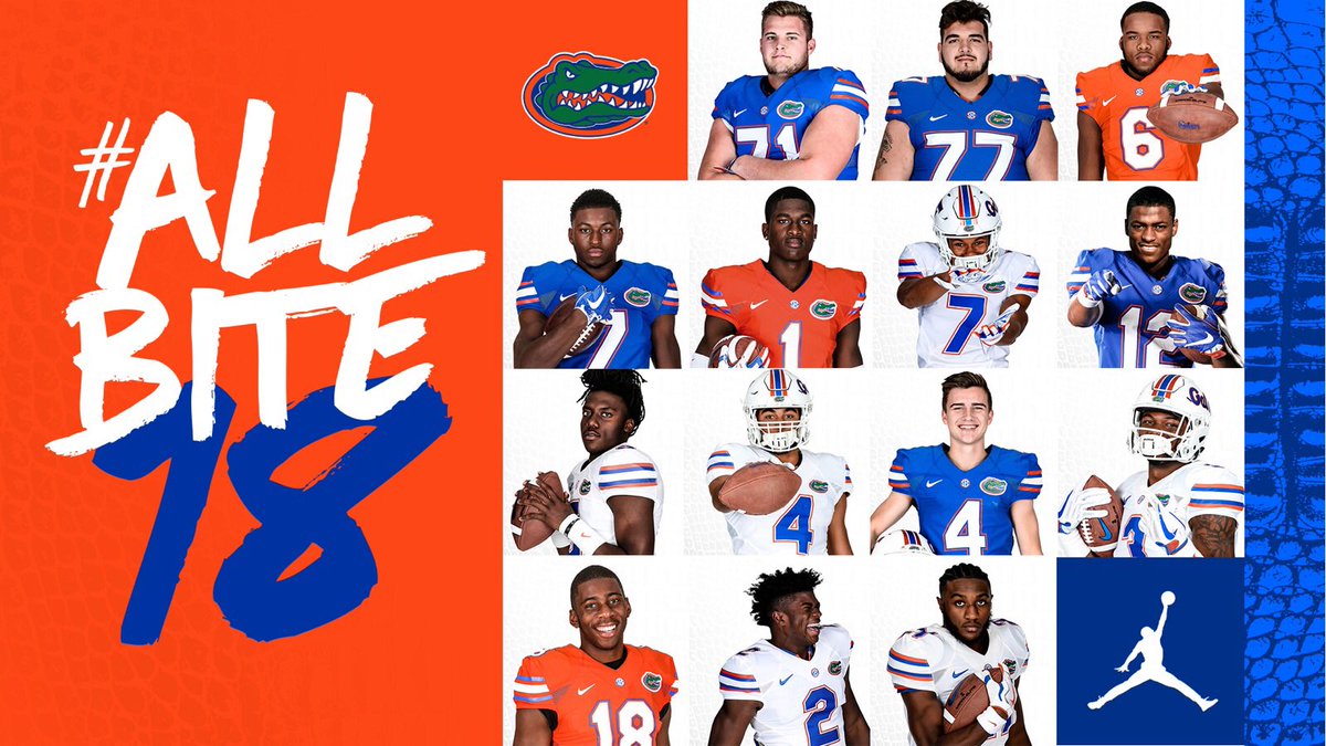 It’s great to be a Florida Gator! #AllBite18 🐊
