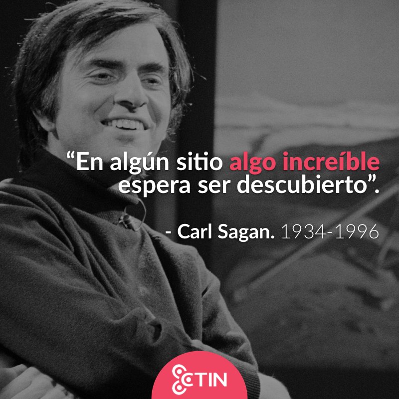 El origen del universo y la vida, la evolución, la relatividad o los viajes espacio-tiempo eran explicados por Sagan de una manera sencilla e inteligente para que aquellos que no tenían ni idea de ciencia. 
Hoy lo recordamos por su aniversario luctuoso.