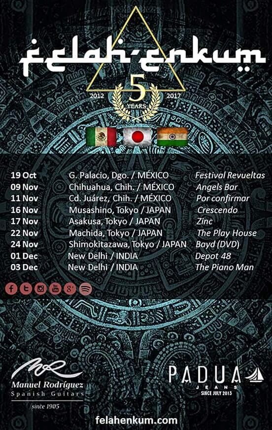 Our 5th Anniversary Tour was mind blowing!! Thanks to all our fans in Mexico, Japan &amp; India...We Love You!!