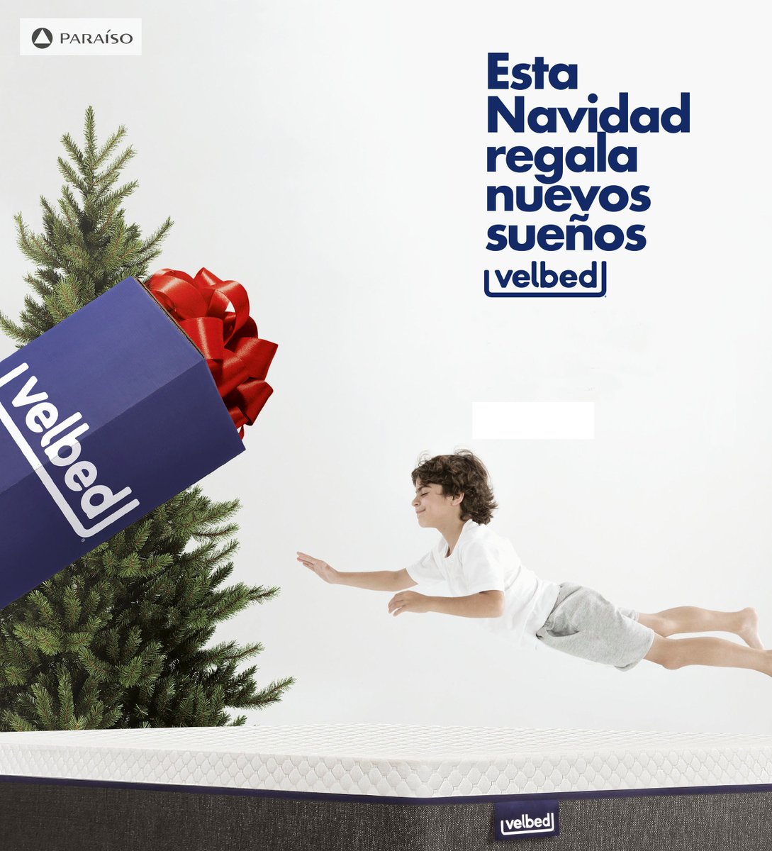 ParaisoPeru's tweet photo. Esta Navidad, regala nuevos sueños con #Velbed. Encuéntralo en Tiendas Propias ► https://t.co/tsa4NcinIL y Tienda Virtual ► https://t.co/rBv5DEplqt 🎄🎁 https://t.co/LsL4N6AHz8