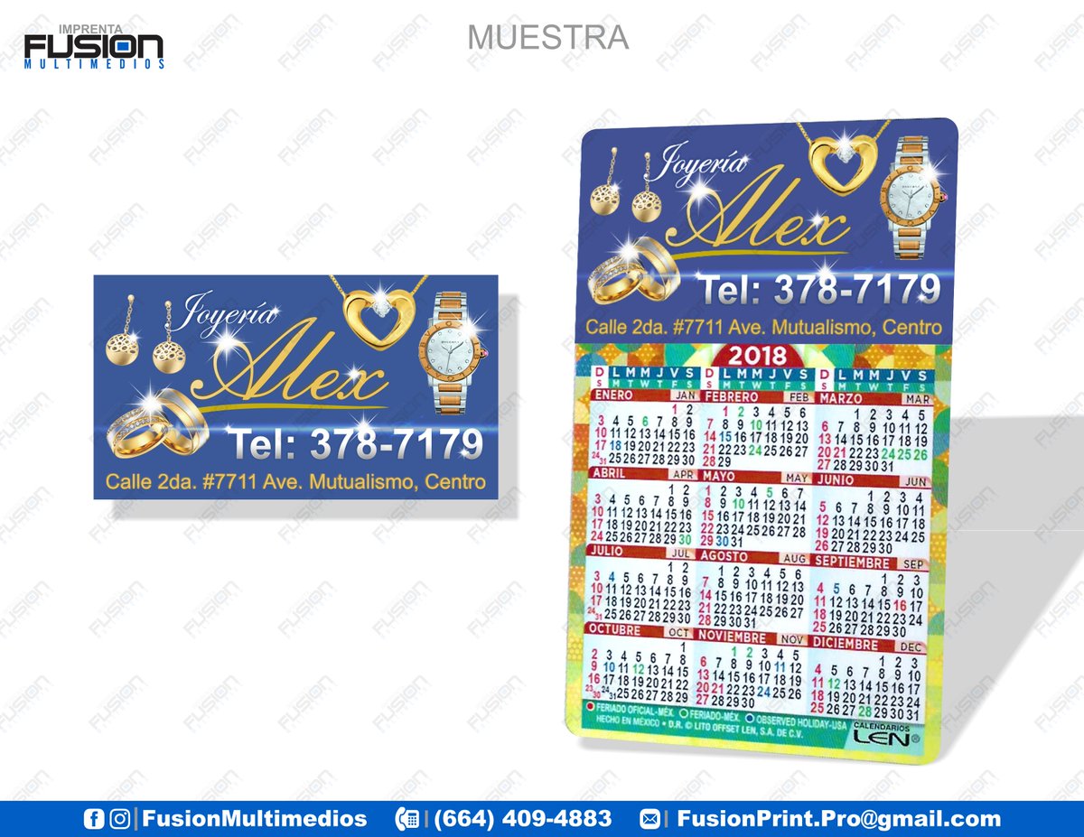 FusionMultimed's tweet image. Disfruta de los nuevos Calendarios LEN de bolsillo que tenemos para ti.
A los Mejores Precios! Pregunta por todos los estilos.