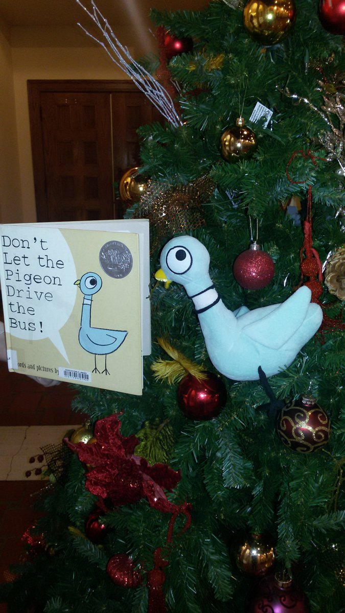 houstonlibrary's tweet photo. On the 3rd day of Winter Reading, my true love gave to me: The Pigeon reading in a Christmas tree! Read at least 10 minutes a day for 10 days, and get a free book and a sweet treat. Sign up here: https://t.co/GMmbyPzKGN #HPLWinterReading #ILoveHPL #books #bookstagram @The_Pigeon https://t.co/PKzwZEE87x