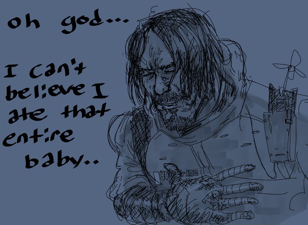 The #FanArt of #DeathStranding ??

"Oh God..."

Artist: @PhillipBankss

@HIDEO_KOJIMA_EN @Kojima_Hideo @theofficialmads @RealGDT @wwwbigbaldhead @KojiPro2015_EN @KojiPro2015 @Kaizerkunkun @Ken1555 #Art #NormanReedus #Kojima 