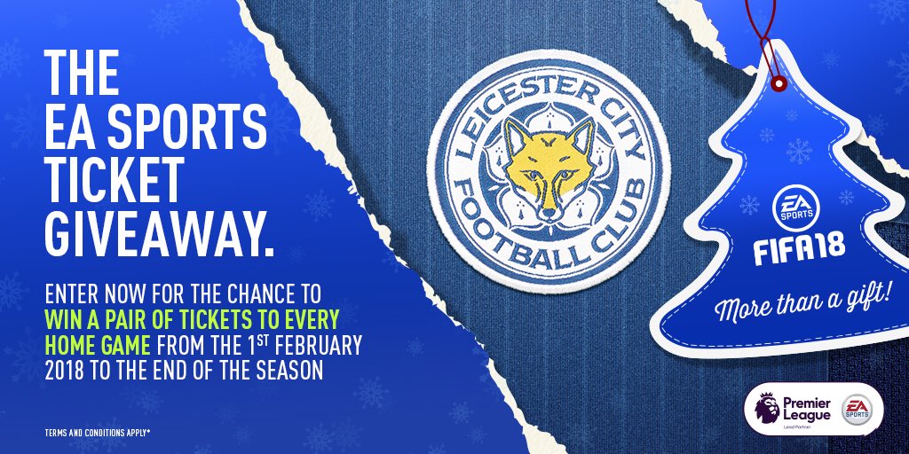 LCFC's tweet photo. We have another fantastic prize on offer! 🎟🎟🦊🦊

Simply retweet to enter this competition, courtesy of @EASPORTSFIFA 👇 https://t.co/NjZLLLPkIc