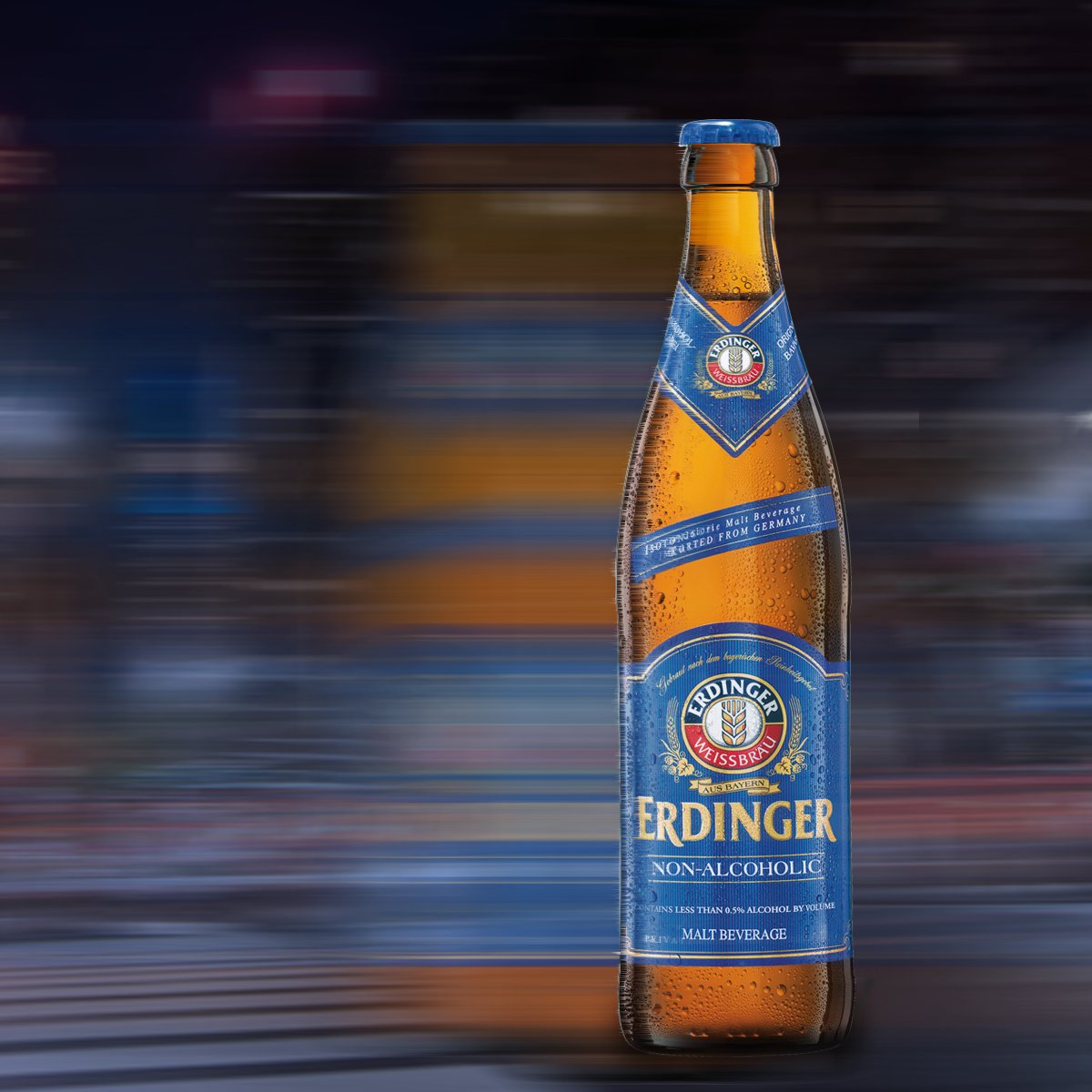 Non-Alcoholic, 82 calories, Vitamins, and it's refreshing. Need we say more? Enjoy an Erdinger Non-Alcoholic this holiday season, it sure beats eggnog. #ErdingerNA