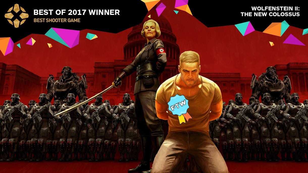 Wolfenstein We Are Very Excited That Wolf2 Won Ign S Best Shooter Award By Both Editors Choice And People S Choice Thank You For Voting T Co aufdy7z7 T Co Dyj0zz78ta Wolfenstein We Are Very Excited That Wolf2 Won Ign S Best Shooter Award By Both Editors Choice And People S Choice Thank You For Voting T Co aufdy7z7 T Co Dyj0zz78ta