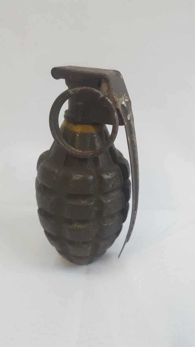 WW2_Collection_'s tweet image. WW2 U.S. MK2 Solid Bottom Grenade. 100% Inert