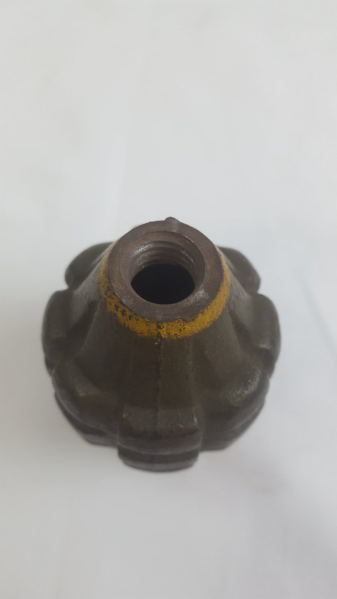 WW2_Collection_'s tweet image. WW2 U.S. MK2 Solid Bottom Grenade. 100% Inert