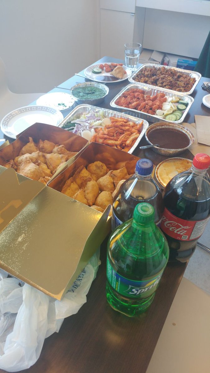 RashJudge's tweet photo. BMO K&amp;S celebrating the holidays and Stephanie's birthday in style. #feast #BMO Family https://t.co/OFLjzj1t62