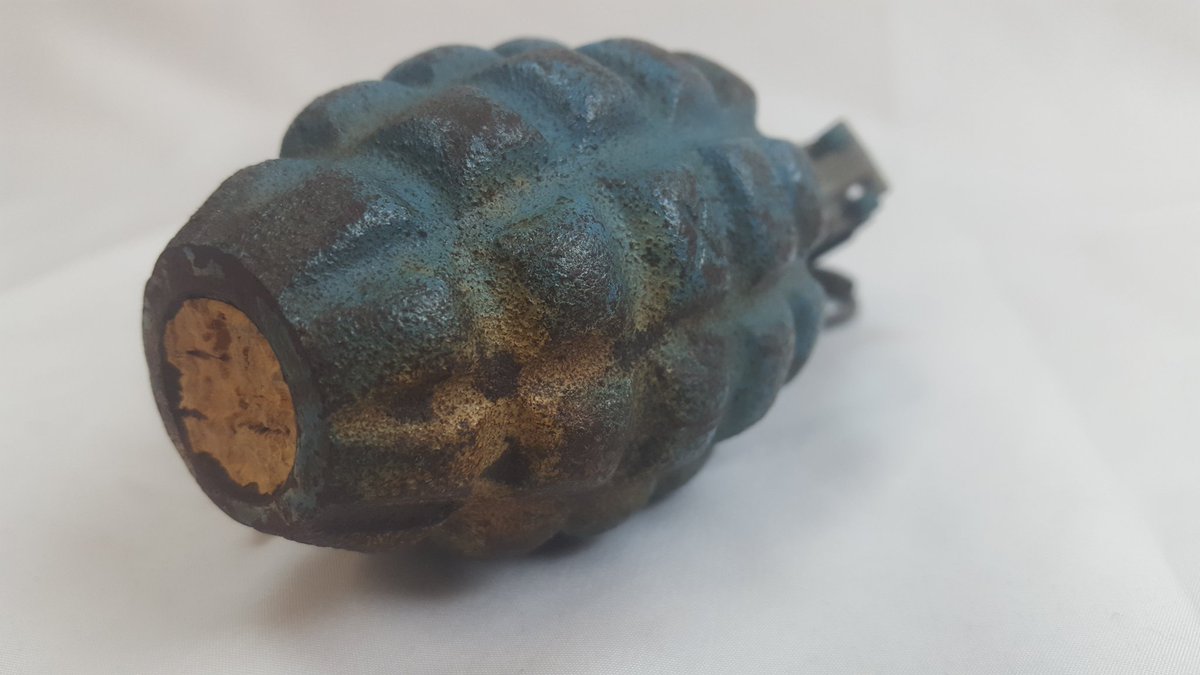 WW2_Collection_'s tweet image. Original RFX U.S. training grenade. Dated 1-54.