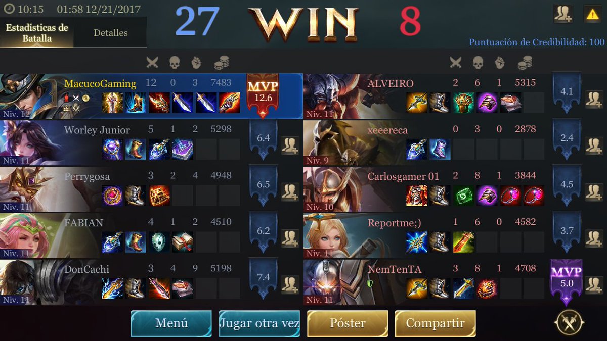 Estoy imparable!! Ya tenemos gremio nuevamente en AoV!! Gremio MacucoGaming, unite!!