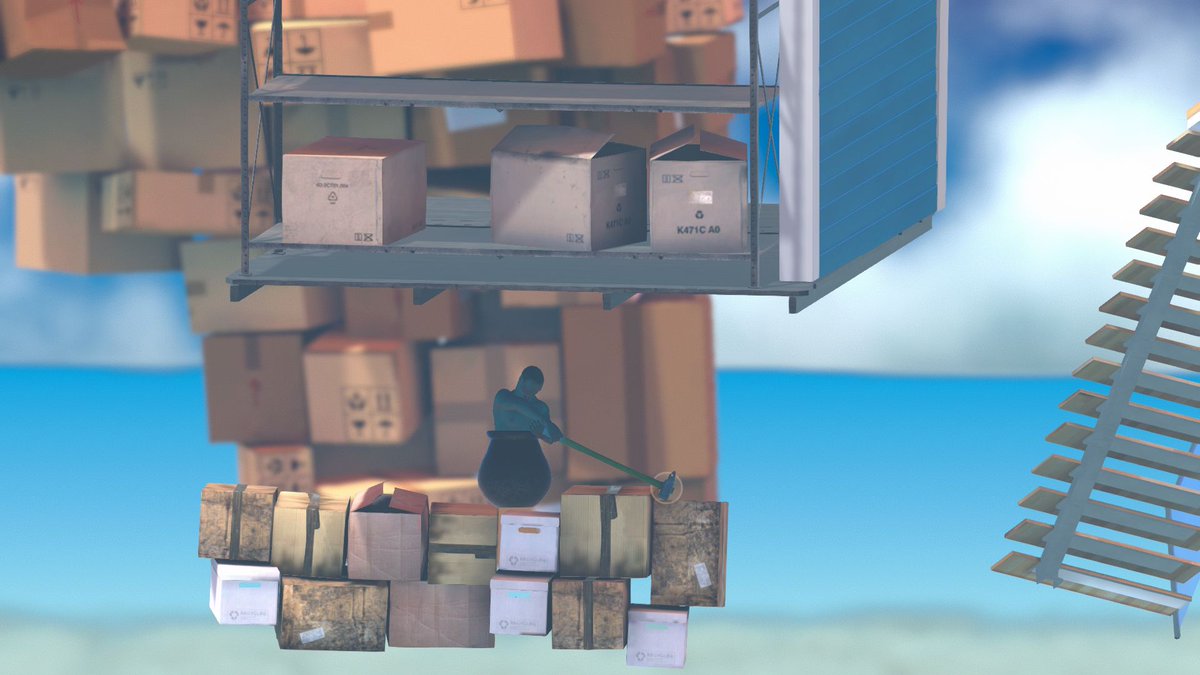 壺とおっさんとハンマーのアレ Getting Over It With Bennett Foddy の攻略メモ 重大なネタバレを含む Togetter