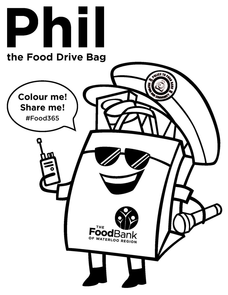 Can Food Drive Coloring Page Coloring Pages