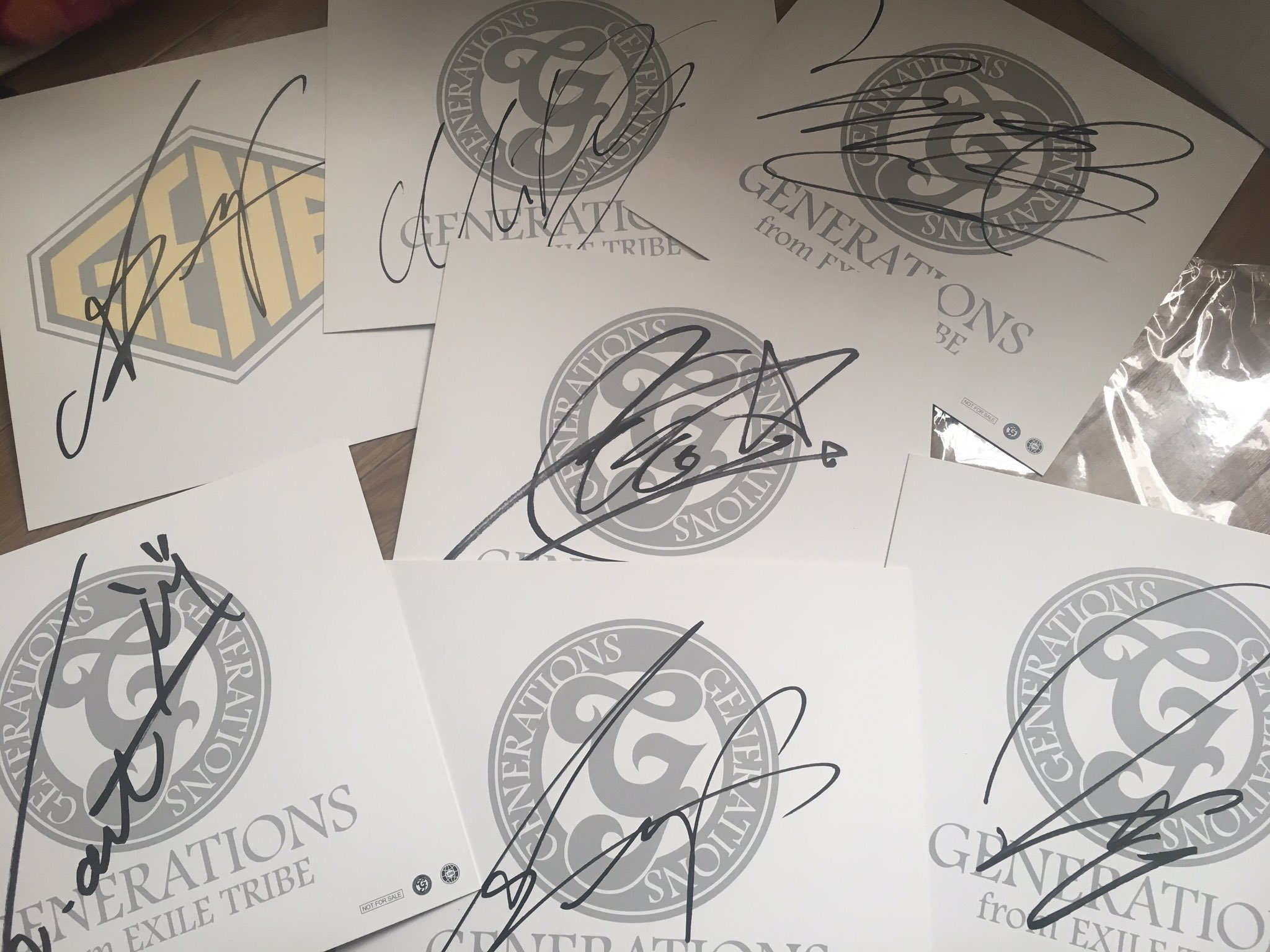 GENERATIONS 真似る 小森隼 直筆サイン GENERATIONS 真似る 小森隼 直筆サイン