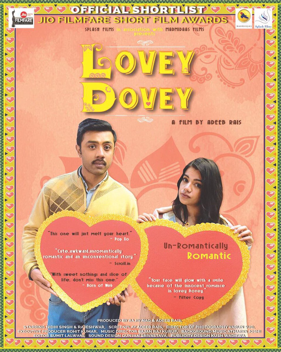 bhumipednekar's tweet photo. #loveyDovey is just so sweet @AdeebRais @Nnidhisin #rajeshwar check it out guys and if you like it Vote for it https://t.co/txMAktvnKh https://t.co/j3FVRWjNZg